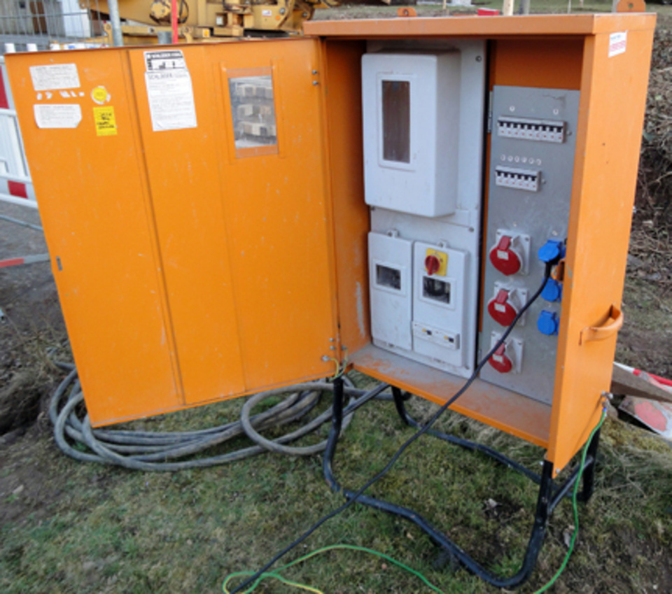 Baustromkasten bei Elektromeister Sven Zake in Rogätz